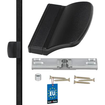 Kotarbau Zwarte balkon deurgreep - Deursluiting Kotarbau Zwarte balkon deurgreep - Deursluiting