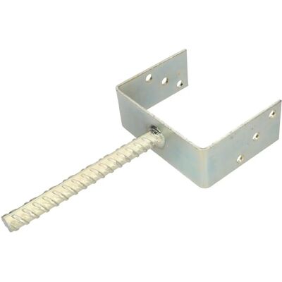KOTARBAU U-vorm paalsteun 161 mm Gegalvaniseerd staal - Support de poteau KOTARBAU U-vorm paalsteun 161 mm Gegalvaniseerd staal - Support de poteau