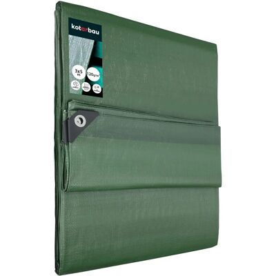 Bâche Verte Imperméable UV - 3x5m par KOTARBAU - Publicité Bâche Verte Imperméable UV - 3x5m par KOTARBAU - Publicité