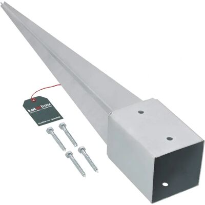 KOTARBAU - 100x100x750 - Rozmiar 100x100x750 mm - Ocynkowany - Kotwa pod słup ogrodzenia KOTARBAU - 100x100x750 - Rozmiar 100x100x750 mm - Ocynkowany - Kotwa pod słup ogrodzenia