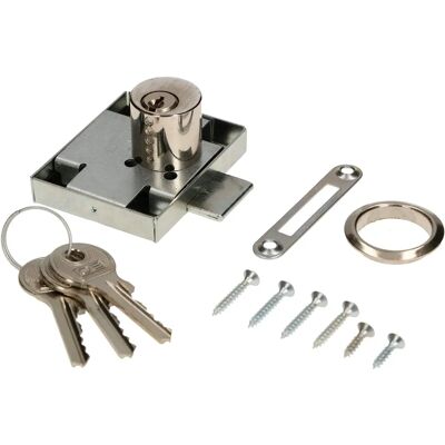 Zamek meblowy Kotarbau - 45x56mm - 3 Klucze - Cylindrowy Zamek Zamek meblowy Kotarbau - 45x56mm - 3 Klucze - Cylindrowy Zamek