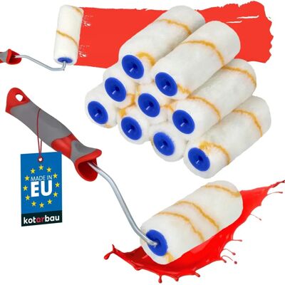 Lot de 10 rouleaux de peinture KOTARBAU - pour travaux de peinture et de rénovation - Publicité Lot de 10 rouleaux de peinture KOTARBAU - pour travaux de peinture et de rénovation - Publicité