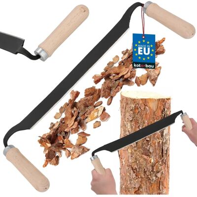 KOTARBAU Cuchillo de Carpintero 315 mm - Para Esculpir y Quitar Corteza KOTARBAU Cuchillo de Carpintero 315 mm - Para Esculpir y Quitar Corteza