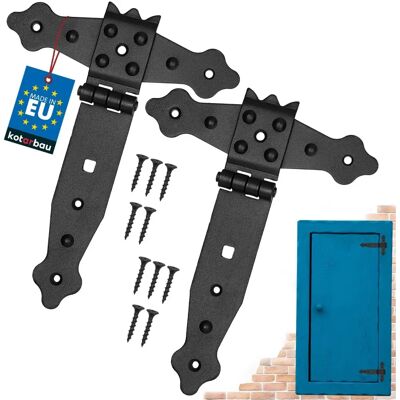 Hinges de Porte de Jardin en Acier Kotarbau - 150mm - Résistant - Extérieur - Publicité Hinges de Porte de Jardin en Acier Kotarbau - 150mm - Résistant - Extérieur - Publicité