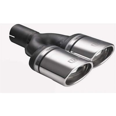 Ulter Sport Exhaust Tip Double Oval 95x65mm Clamp Mount - Exhaust Type Ulter Sport Exhaust Tip Double Oval 95x65mm Clamp Mount - Exhaust Type