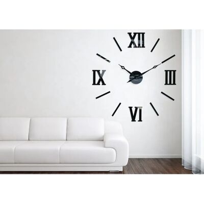 FLEXISTYLE Grande Horloge Murale Roman - Horloge Murale FLEXISTYLE Grande Horloge Murale Roman - Horloge Murale