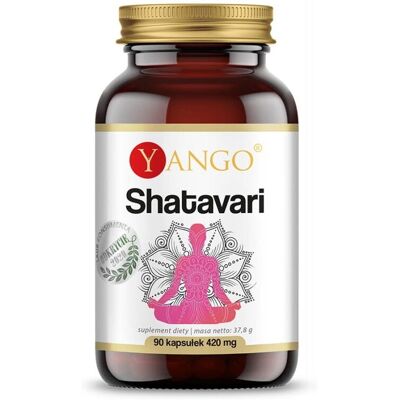 Yango Shatavari Extrakt - Unterstützung für Frauen - 90 Kapseln Yango Shatavari Extrakt - Unterstützung für Frauen - 90 Kapseln