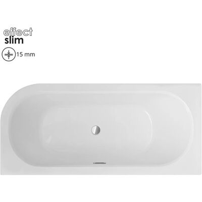 Besco Avita Slim + Biała wanna narożna - Lewa strona - 180x80cm Besco Avita Slim + Biała wanna narożna - Lewa strona - 180x80cm