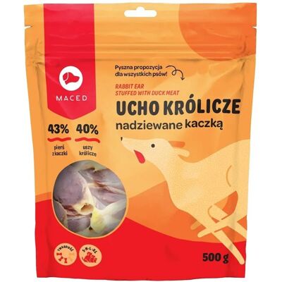 FERMACELL Maced Anka Kanin 500g - Hundgodis FERMACELL Maced Anka Kanin 500g - Hundgodis
