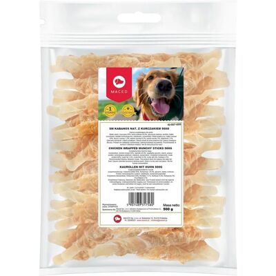 Maced Kycklingspett - Hundkram - 500g - Tandskölje prevention Maced Kycklingspett - Hundkram - 500g - Tandskölje prevention