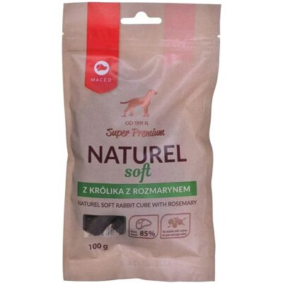 Maced Super Premium Naturligt Mjuk Kanin med Rosmarin - Hundgodis - 100G Maced Super Premium Naturligt Mjuk Kanin med Rosmarin - Hundgodis - 100G