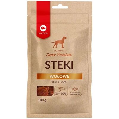Maced Csalogató kutyának marhahús - 100g - Természetes, Gabonamentes Maced Csalogató kutyának marhahús - 100g - Természetes, Gabonamentes