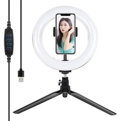 Puluz LED-Ringlicht - Dimmbar - Smartphone-Kompatibel Puluz LED-Ringlicht - Dimmbar - Smartphone-Kompatibel