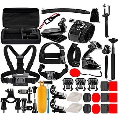 Puluz PKT39 50-in-1 Sportkamera-Zubehörset - Kompatibel mit DJI, GoPro Puluz PKT39 50-in-1 Sportkamera-Zubehörset - Kompatibel mit DJI, GoPro