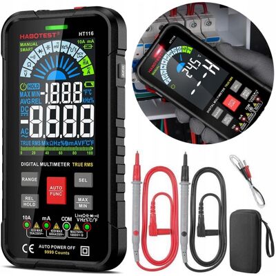 Multimetr True RMS Habotest HT116 - Opór, Napięcie, NCV Multimetr True RMS Habotest HT116 - Opór, Napięcie, NCV