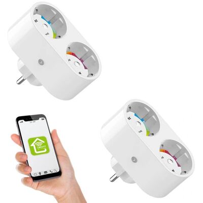 Gosund SP211 Okos Konnektor - Két WiFi, 2 Eszköz, 3680W Gosund SP211 Okos Konnektor - Két WiFi, 2 Eszköz, 3680W