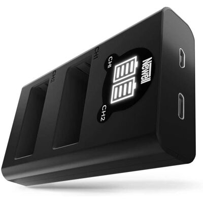 Podwójna ładowarka Newell DL-USB-C do DMW-BLG10 - Ładowarka akumulatorów Podwójna ładowarka Newell DL-USB-C do DMW-BLG10 - Ładowarka akumulatorów