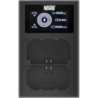 Newell Sony NP-FZ100 Dual-Channel USB-C Ladegerät - Kompakt & Sicher Newell Sony NP-FZ100 Dual-Channel USB-C Ladegerät - Kompakt & Sicher