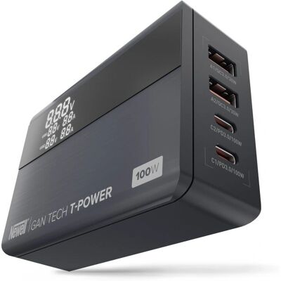 Ładowarka Newell Model NL3569 GaN Tech 100W - USB Zasilacz Ładowarka Newell Model NL3569 GaN Tech 100W - USB Zasilacz