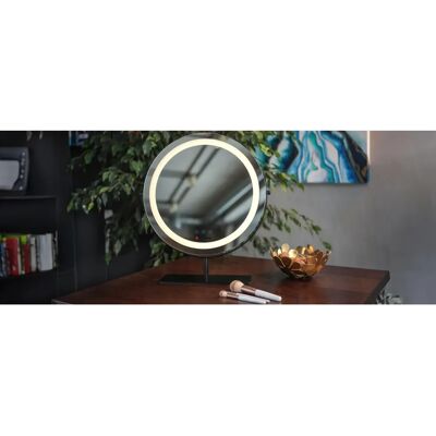 Lustro do makijażu LED Humanas HS-HM Scarlet - Obrót 360° Lustro do makijażu LED Humanas HS-HM Scarlet - Obrót 360°