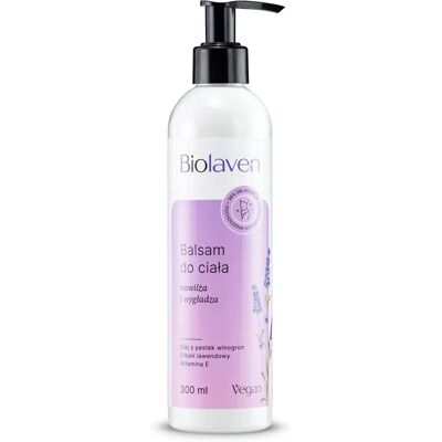 BIOLAVEN Balsam do ciała - Nawilżający, Lawenda, 300ml BIOLAVEN Balsam do ciała - Nawilżający, Lawenda, 300ml