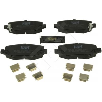 Kit de plaquettes de frein à disque Hart 261 587 pour Dodge Jeep - Publicité Kit de plaquettes de frein à disque Hart 261 587 pour Dodge Jeep - Publicité