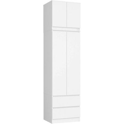 Armadio AKORD con Ripiani - Bianco - 60cm Armadio AKORD con Ripiani - Bianco - 60cm