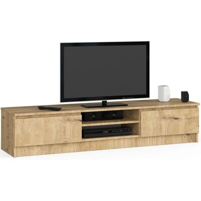 AKORD 160cm TV-kaappi - Hyllyt ja Ovets AKORD 160cm TV-kaappi - Hyllyt ja Ovets
