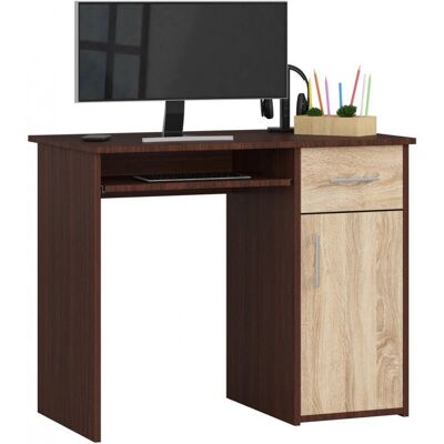 Escritorio de Ordenador de Roble AKORD - Ajustable, Práctico, Listo para Oficina Escritorio de Ordenador de Roble AKORD - Ajustable, Práctico, Listo para Oficina