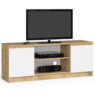 AKORD TV-Schrank - 55-Zoll Unterhaltungszentrum mit Regalen AKORD TV-Schrank - 55-Zoll Unterhaltungszentrum mit Regalen