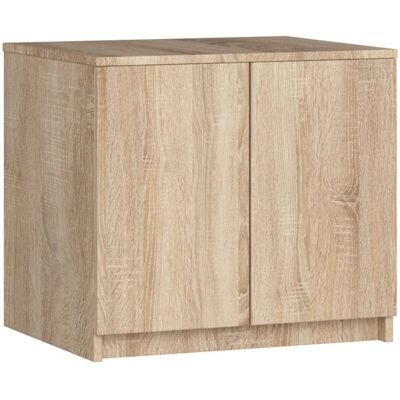 Akord S60 Kleiderschrank - 2 Regale, 2 Türen, Eiche Akord S60 Kleiderschrank - 2 Regale, 2 Türen, Eiche