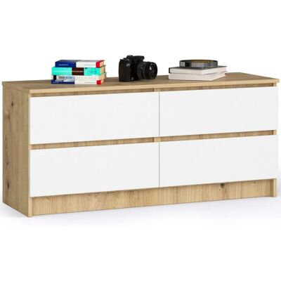 Commode moderne AKORD K120 4 tiroirs - Mobilier - Publicité Commode moderne AKORD K120 4 tiroirs - Mobilier - Publicité