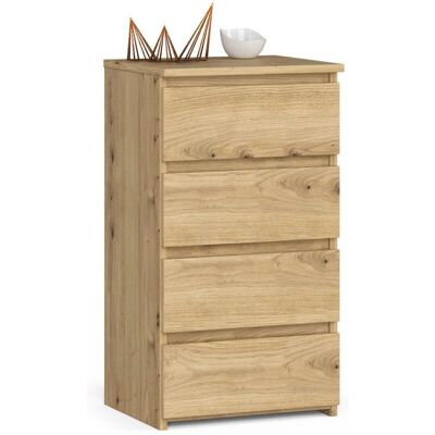 AKORD Mueble Cajonera - Marrón - Almacenamiento para Dormitorio AKORD Mueble Cajonera - Marrón - Almacenamiento para Dormitorio