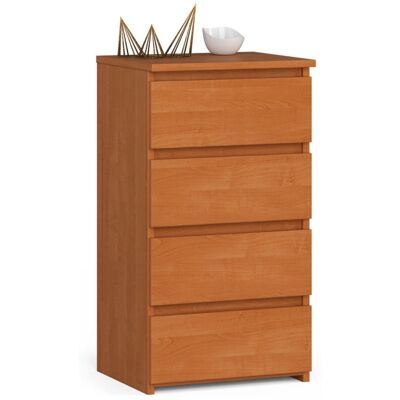AKORD Möbel Kommode - Braun - 40cm 4 Schubladen AKORD Möbel Kommode - Braun - 40cm 4 Schubladen