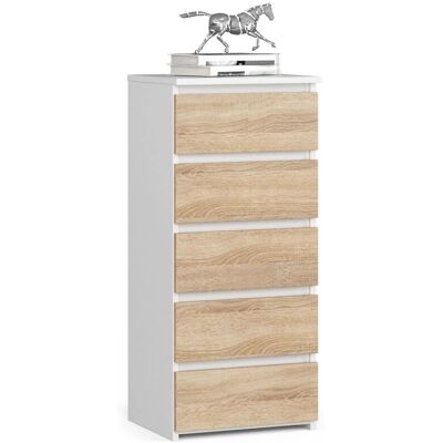 Akord Commode Blanche - Mobilier - Publicité Akord Commode Blanche - Mobilier - Publicité