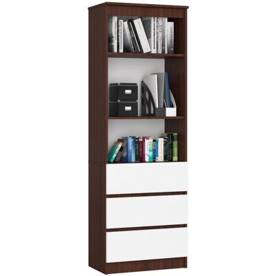 AKORD Toimistohylly - Säädettävät hyllyt, Moderni Muotoilu, 60cm Leveys AKORD Toimistohylly - Säädettävät hyllyt, Moderni Muotoilu, 60cm Leveys
