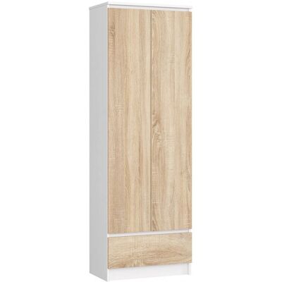 AKORD Bücherschrank R60 - Moderner, Vielseitiger Stauraum - 60x35x180 cm AKORD Bücherschrank R60 - Moderner, Vielseitiger Stauraum - 60x35x180 cm