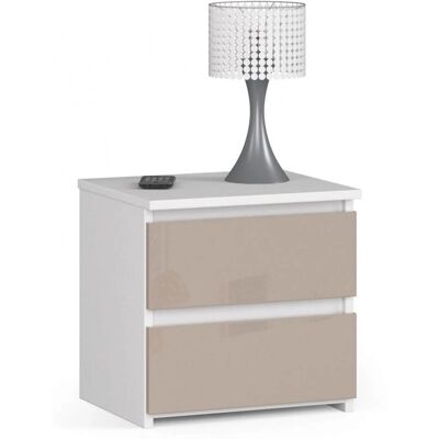 AKORD - CL2 - 40x35x40 cm - 2 szuflady - Szafka nocna AKORD - CL2 - 40x35x40 cm - 2 szuflady - Szafka nocna