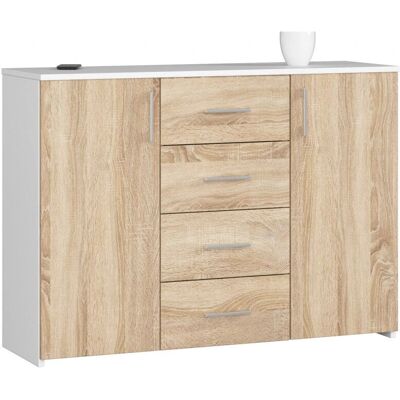 AKORD Commode - Design Moderne et Élégant - Polyvalent pour la Maison ou le Bureau - Publicité AKORD Commode - Design Moderne et Élégant - Polyvalent pour la Maison ou le Bureau - Publicité