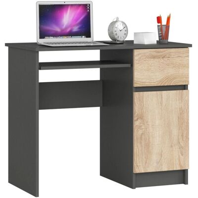 AKORD Escritorio de Madera de Roble - Muebles de Oficina Compactos AKORD Escritorio de Madera de Roble - Muebles de Oficina Compactos