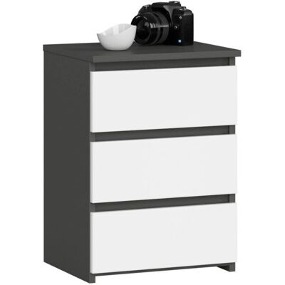 Akord Furniture Factory OP0LCL340SZARBIA001 - Commode - Publicité Akord Furniture Factory OP0LCL340SZARBIA001 - Commode - Publicité