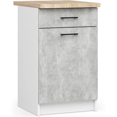 Gabinete de cocina modular AKORD S50 - Blanco, 50cm Gabinete de cocina modular AKORD S50 - Blanco, 50cm
