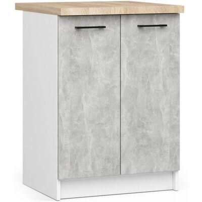 Armario de Cocina AKORD S60 Blanco - Diseño Minimalista Armario de Cocina AKORD S60 Blanco - Diseño Minimalista