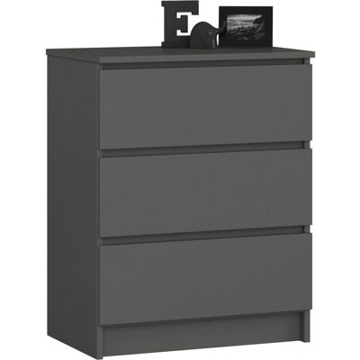 Akord Modèle K60 Compact Gris 60cm Commode - Mobilier - Publicité Akord Modèle K60 Compact Gris 60cm Commode - Mobilier - Publicité