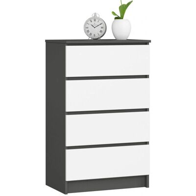 Cómoda Akord Modelo K60 4 Cajones - Muebles Cómoda Akord Modelo K60 4 Cajones - Muebles