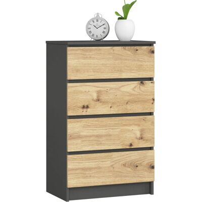 Akord K60 Commode - Meuble de Rangement Moderne - Publicité Akord K60 Commode - Meuble de Rangement Moderne - Publicité