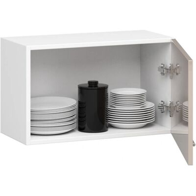 Meuble Murale AKORD W60 - Système OLIWIA Blanc & Cappuccino - 60cm - Publicité Meuble Murale AKORD W60 - Système OLIWIA Blanc & Cappuccino - 60cm - Publicité