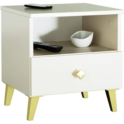 Akord Mobi 40cm Nachttisch - Modernes Kashmir-Design Akord Mobi 40cm Nachttisch - Modernes Kashmir-Design