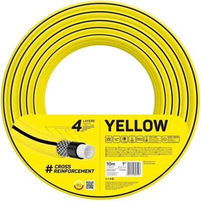 YELLOW Garden Hose - 4-layer 10m - garden hose YELLOW Garden Hose - 4-layer 10m - garden hose