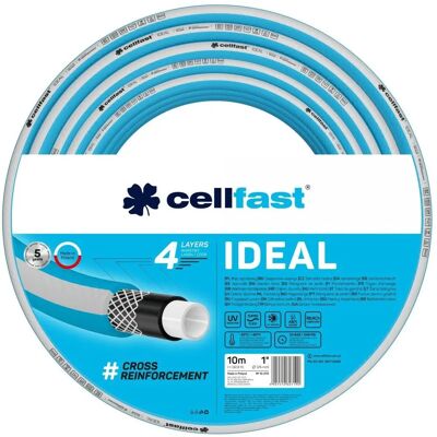 Cellfast Garden Hose - 1" 10M - Durable 4-layer UV resistant flexible hose Cellfast Garden Hose - 1" 10M - Durable 4-layer UV resistant flexible hose